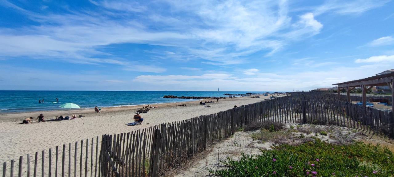 La Perle Bleue, 100 M De La Plage, Parking, Wifi Frontignan Esterno foto